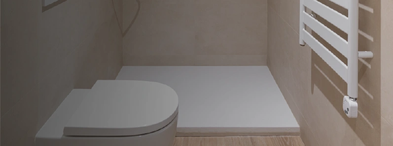 Receptáculos de acrílico Polyplas en exhibición - Especialistas en Baños