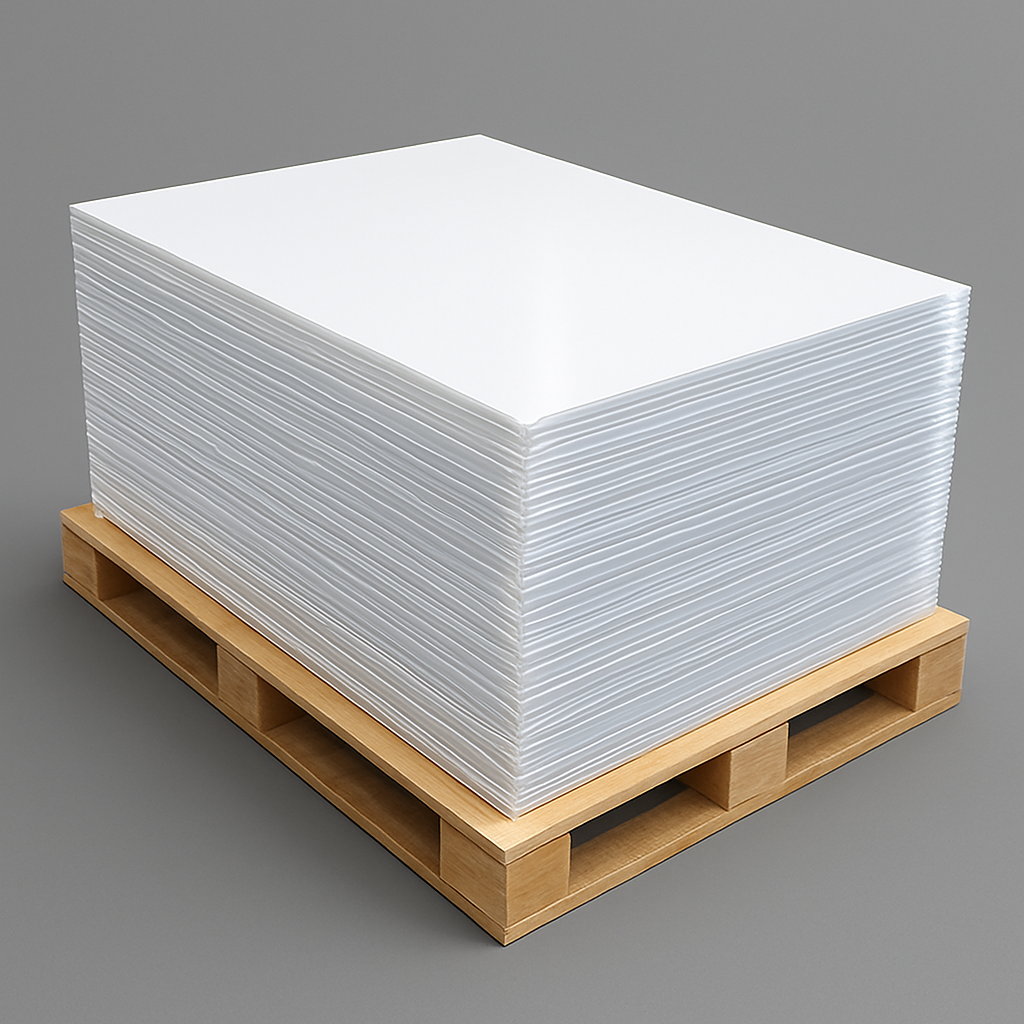 Plancha de Acrílico Blanca Traslúcida AA Reciclado – Polyplas