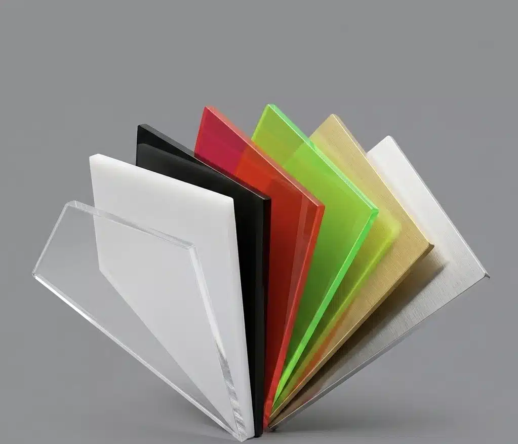 Planchas de acrílico transparentes y de colores Polyplas