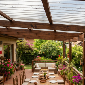 ¿Tu terraza se siente como un horno? Cómo evitar el calor extremo con las planchas de policarbonato correctas